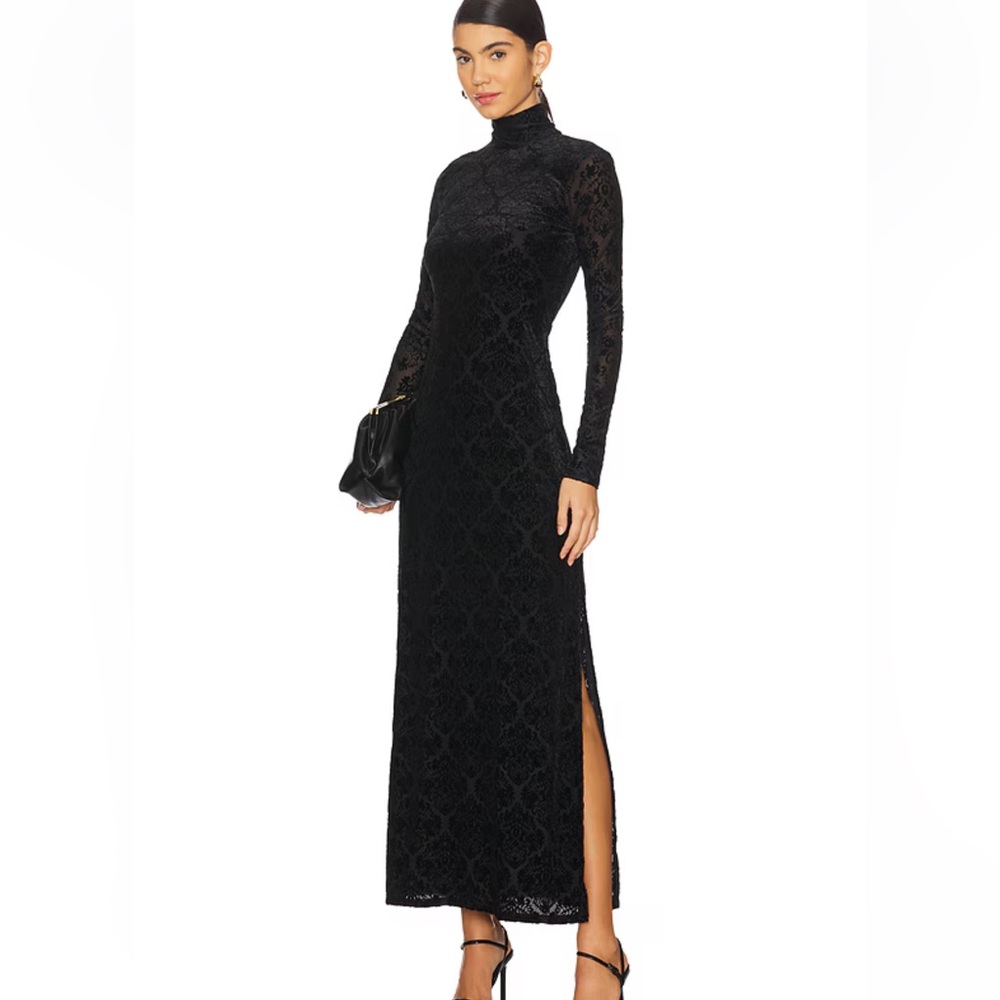 New Paige with tags Elegant Black Lace Long Sleeve Dress